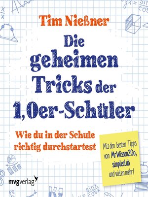 cover image of Die geheimen Tricks der 1,0er-Schüler